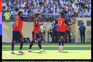 FIFA官方解释西班牙进球无效:看起来梅里诺对奥塔门迪犯规在先